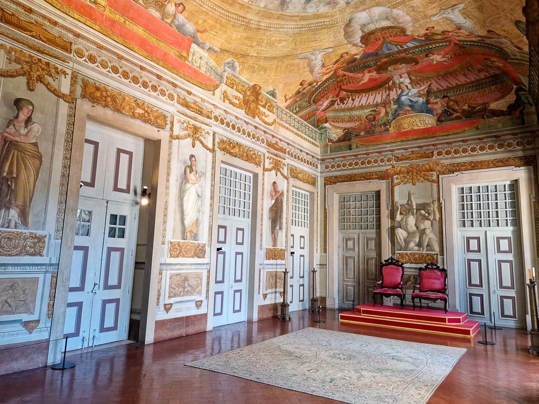 Palacio Nacional Mafra Throne Room