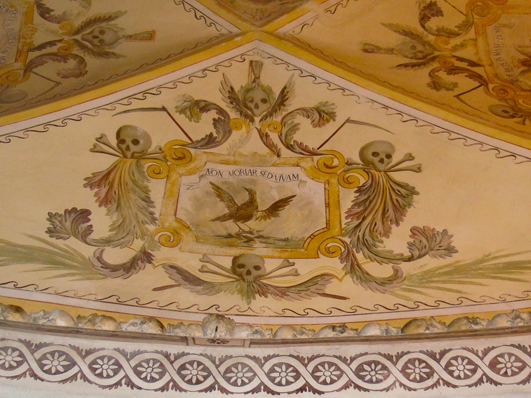 Capela dos Ossos ceiling Evora