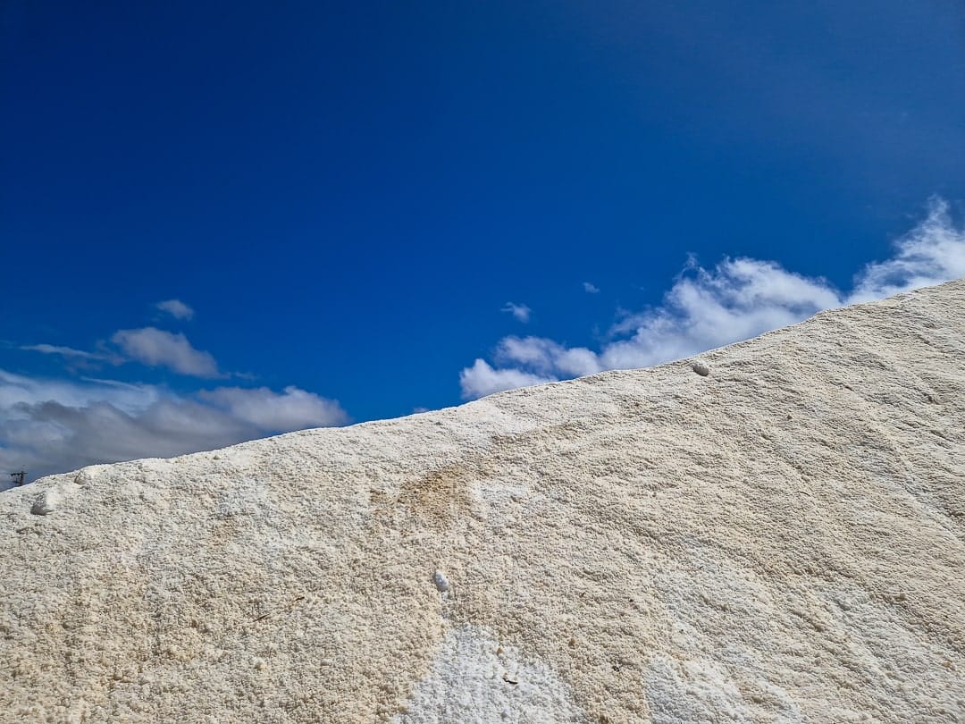salt mountain Ria Formosa